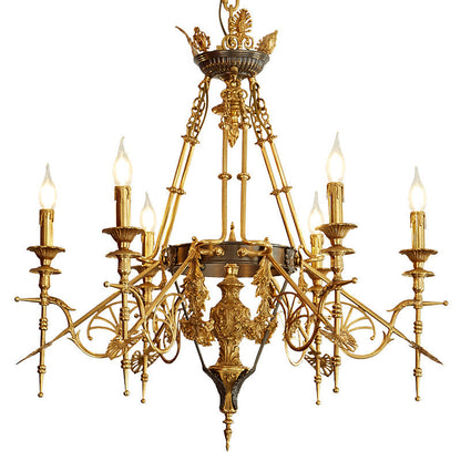 Leontine Brass Chandelier