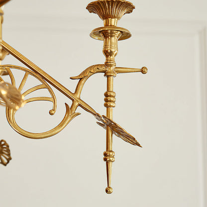 Leontine Brass Chandelier