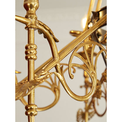 Leontine Brass Chandelier