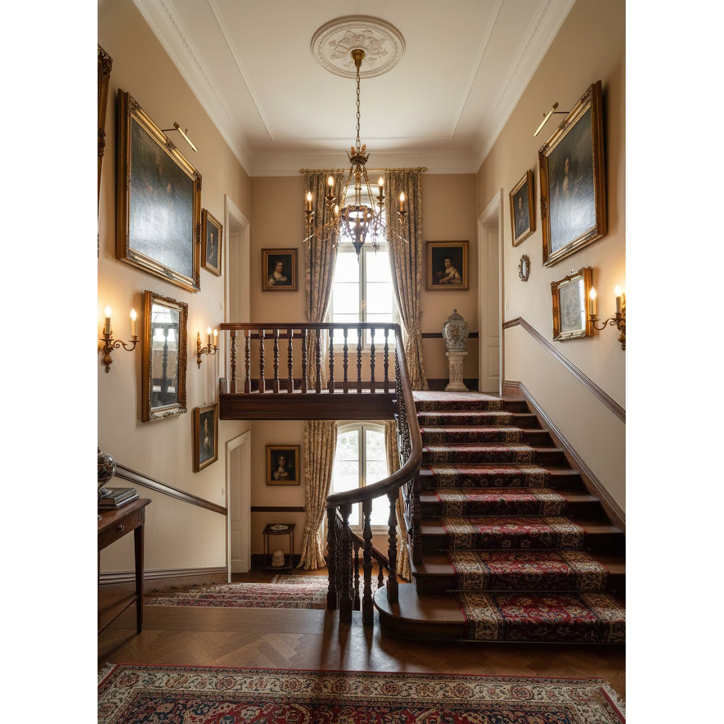 Leontine Brass Chandelier