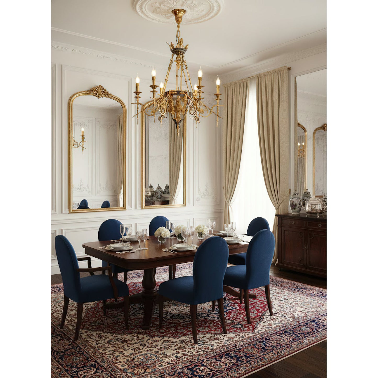 Leontine Brass Chandelier