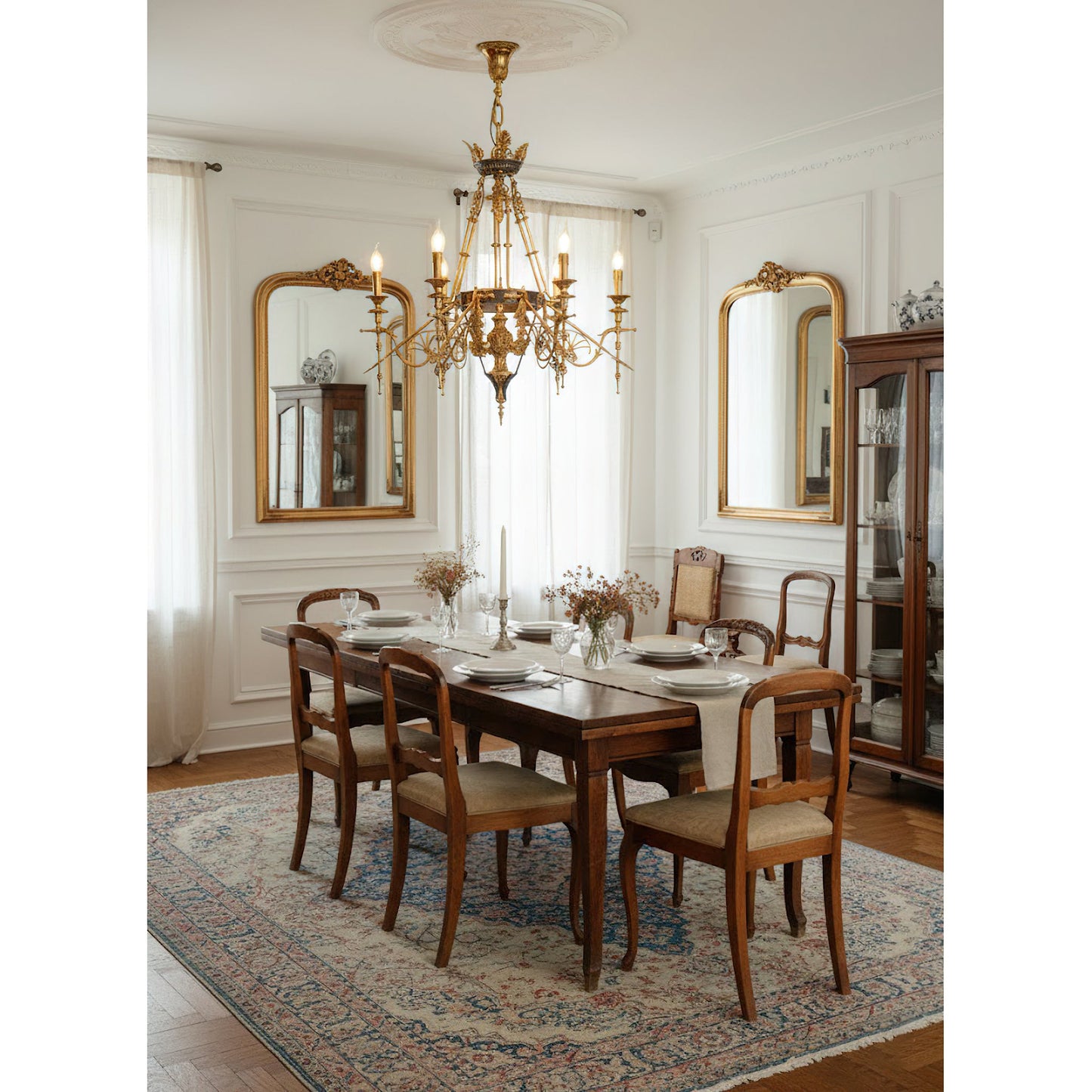 Leontine Brass Chandelier