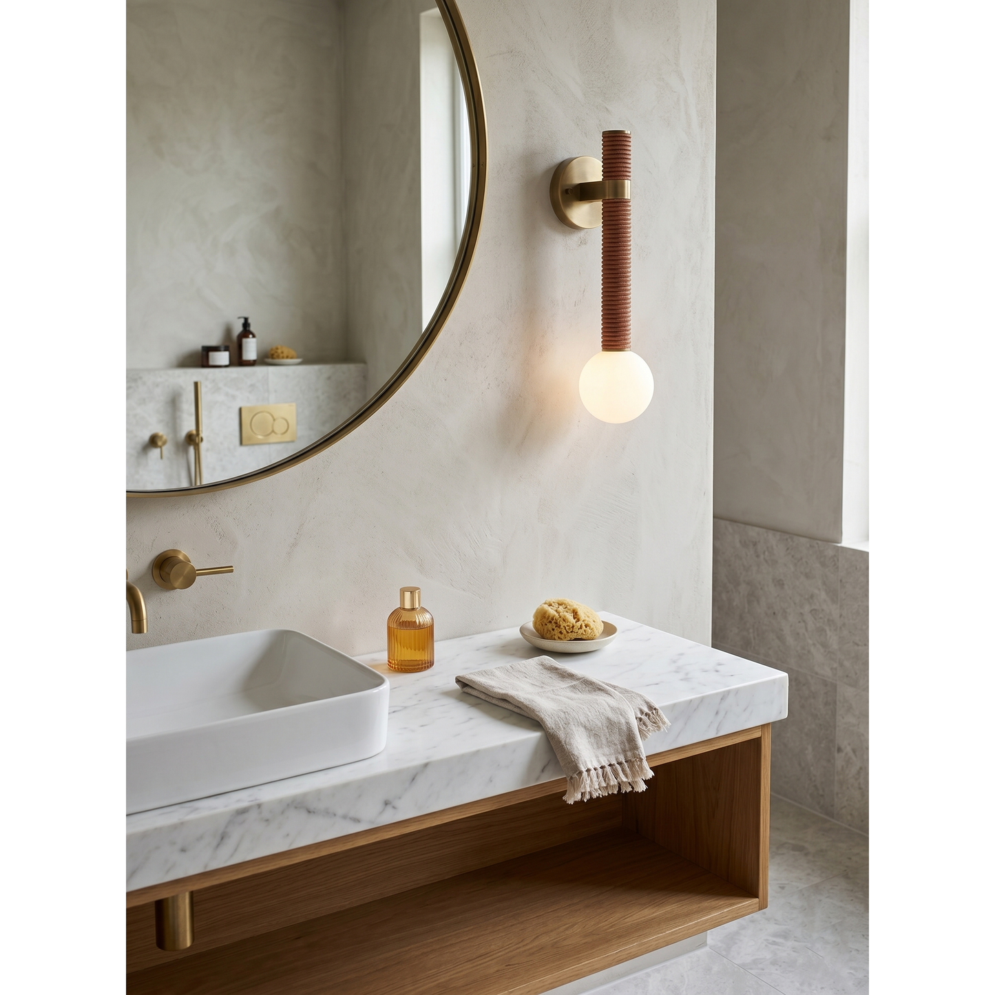 Threadline Globe Wall Sconce