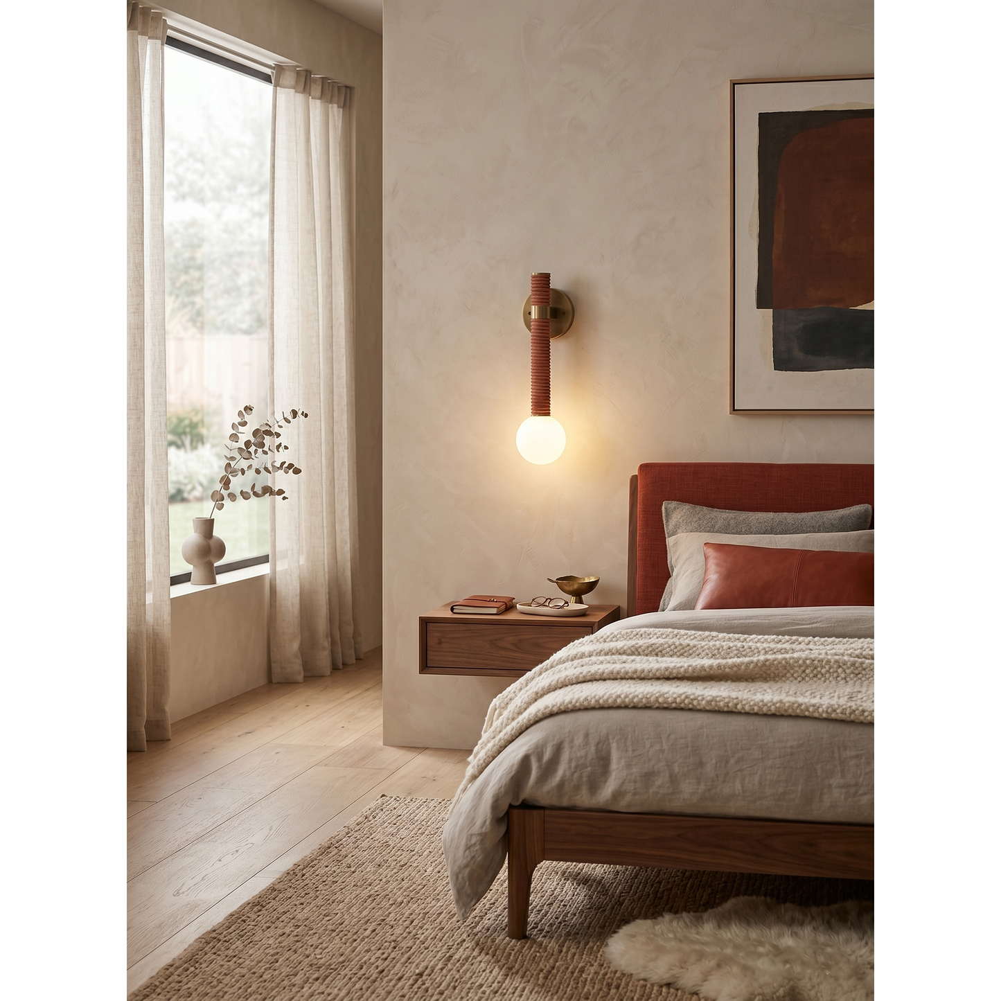 Threadline Globe Wall Sconce