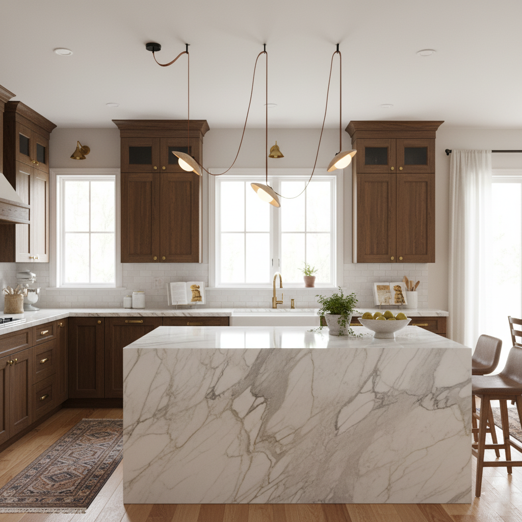 Light Rail Leather Pendant Lamp