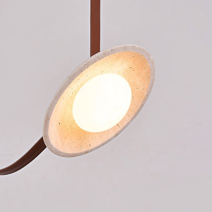 Light Rail Leather Pendant Lamp