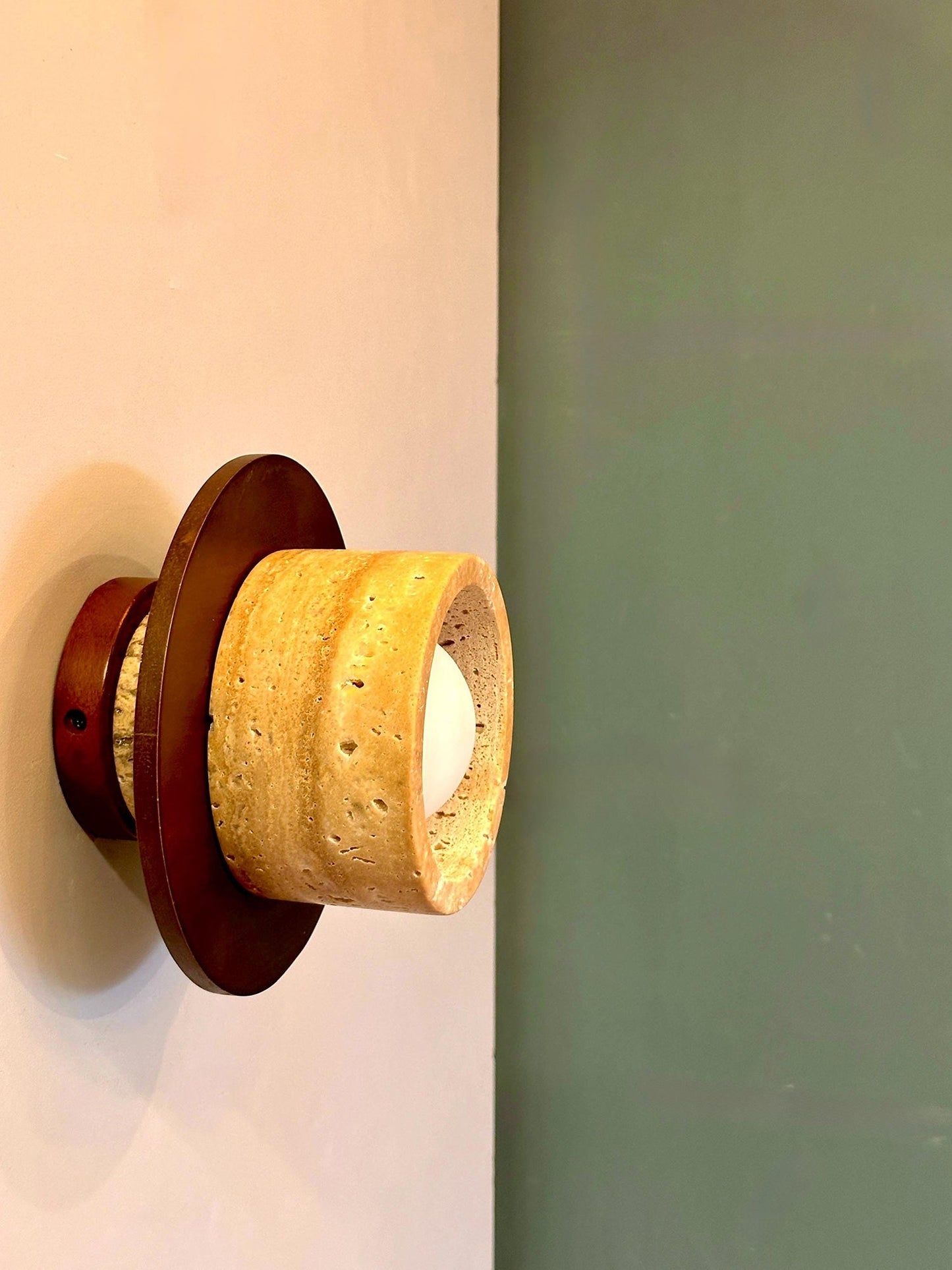 Logatec Traverine Wall Lamp