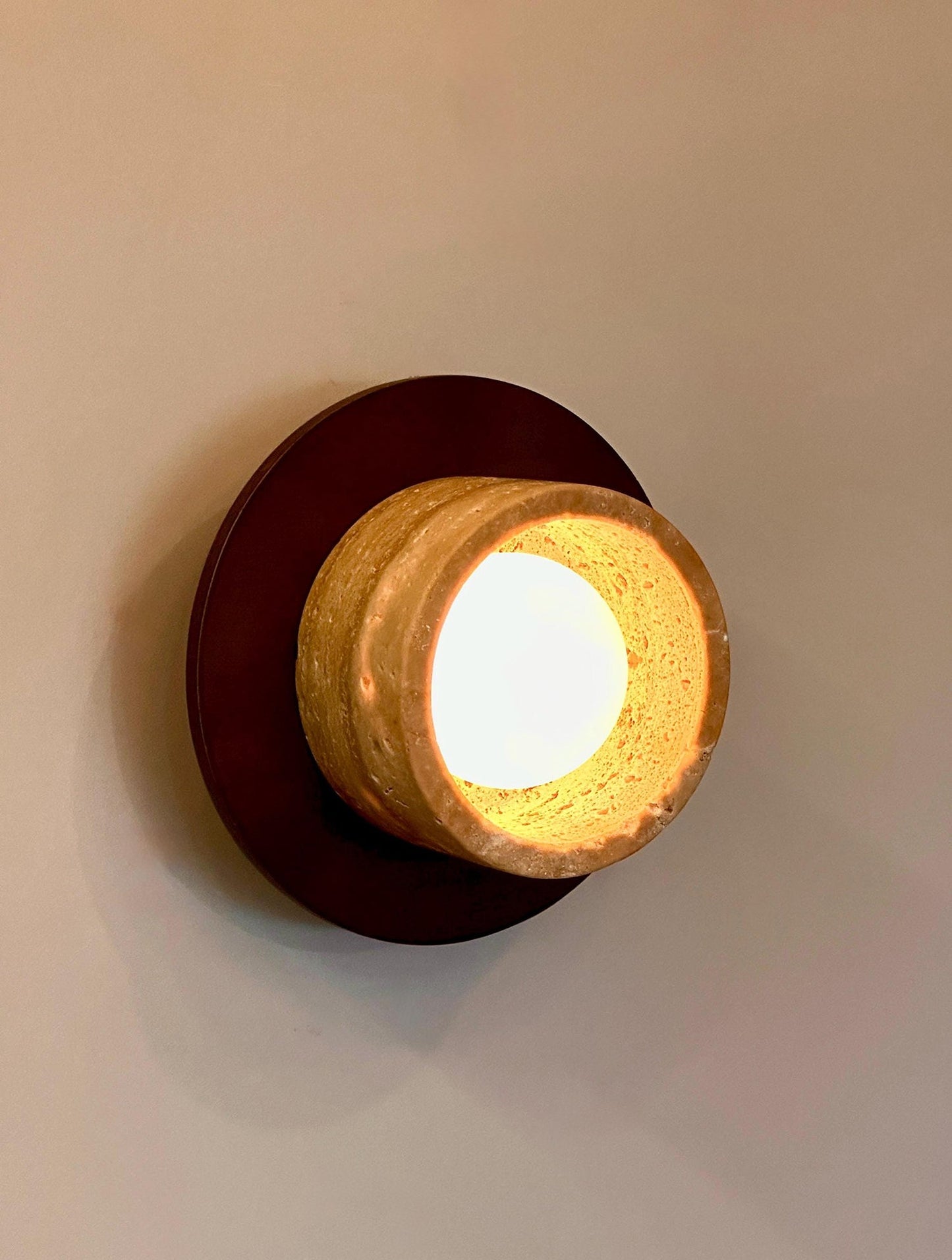 Logatec Traverine Wall Lamp