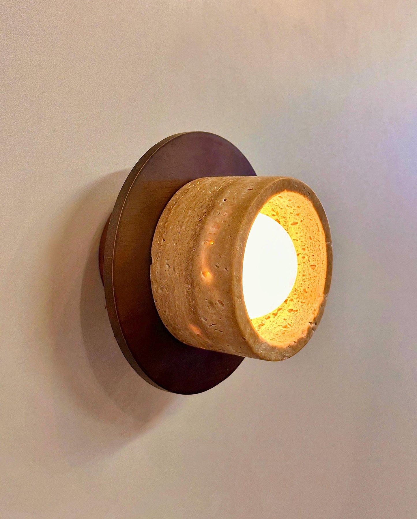 Logatec Traverine Wall Lamp