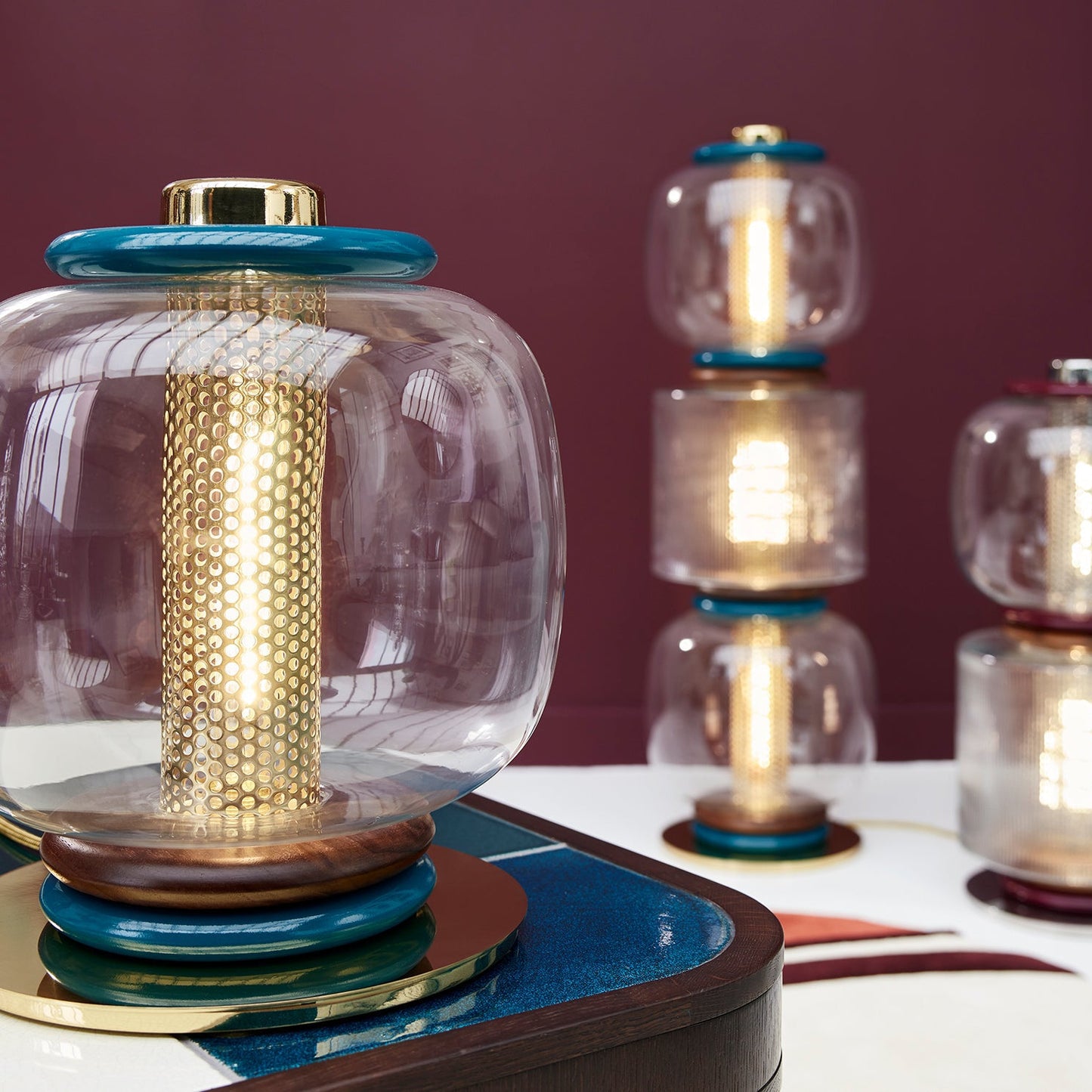 Loulou Glass Table Lamp