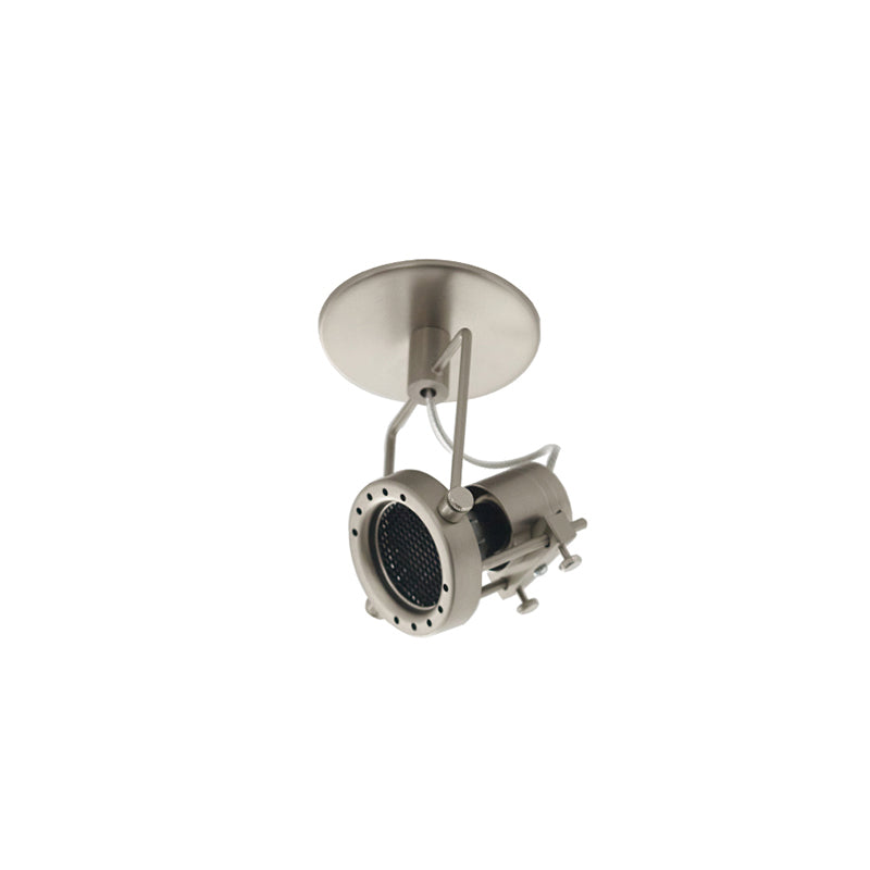 Lucide Industrial Nickel Ceiling Lamp
