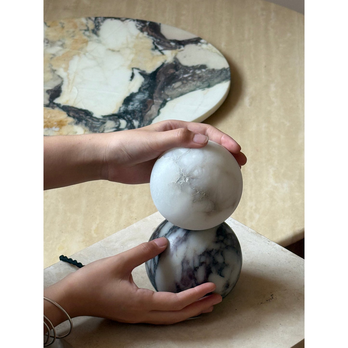Lucide Marble Table Lamp