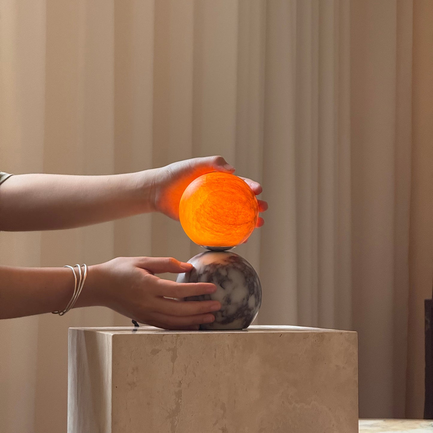 Lucide Marble Table Lamp
