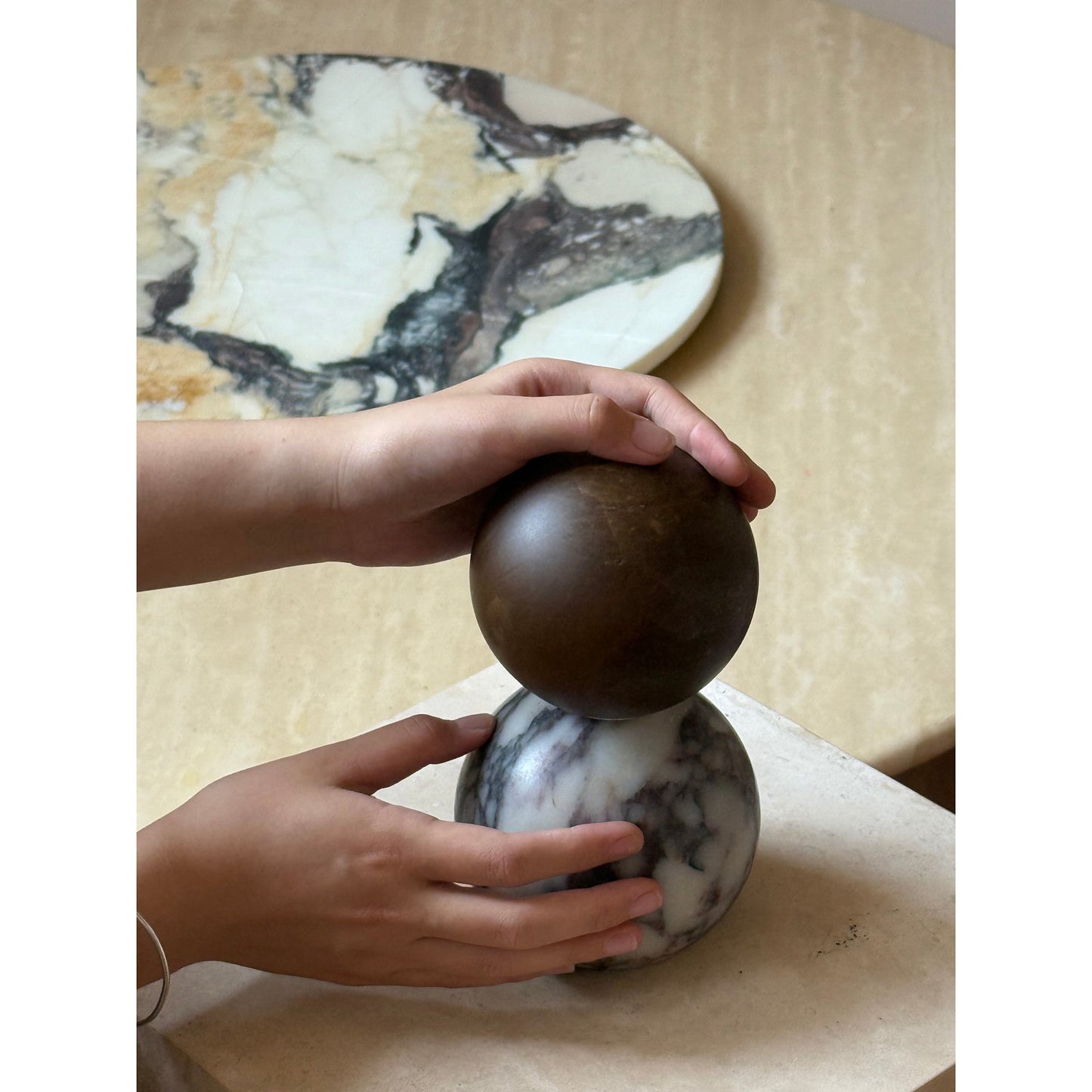 Lucide Marble Table Lamp