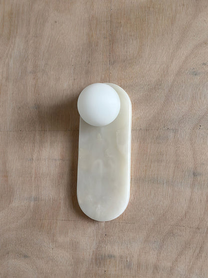Lucie White Sconce