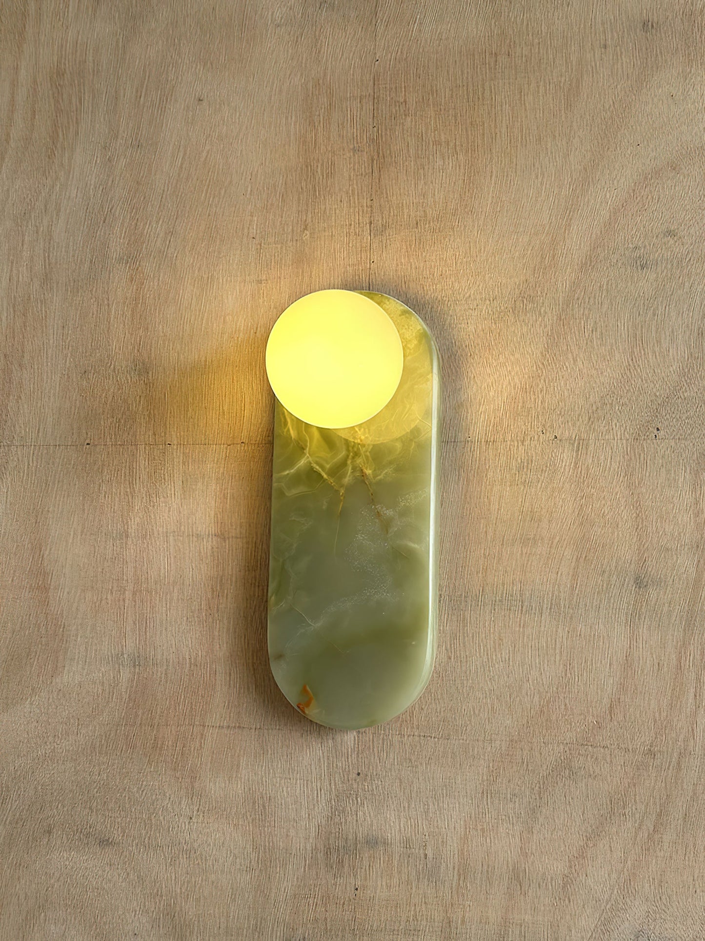 Lucie Onyx Wall Lamp ∅ 3.9″ x H 10.6″