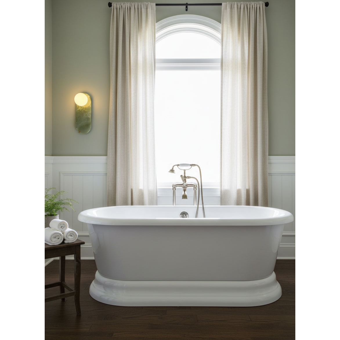 Lucie Onyx Wall Lamp ∅ 3.9″ x H 10.6″