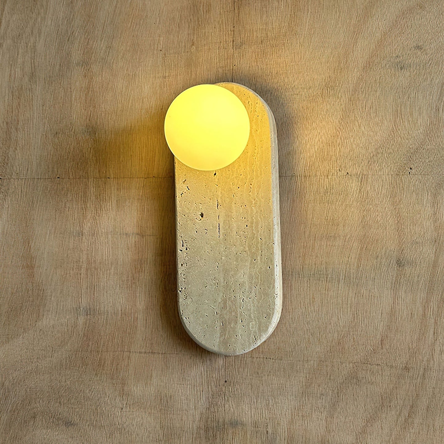 Lucie Onyx Wall Lamp ∅ 3.9″ x H 10.6″