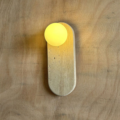 Lucie Onyx Wall Lamp ∅ 3.9″ x H 10.6″