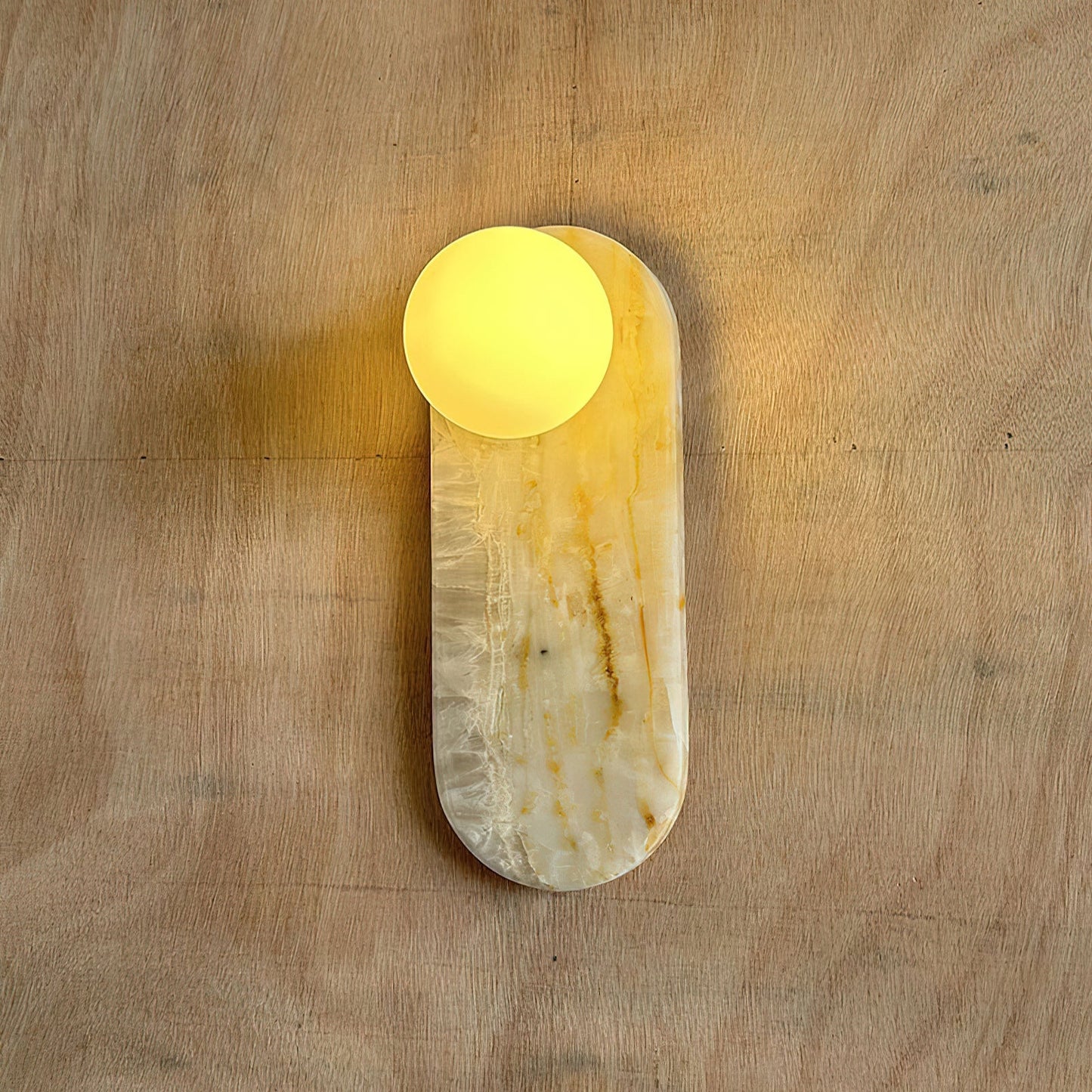 Lucie Onyx Wall Lamp ∅ 3.9″ x H 10.6″