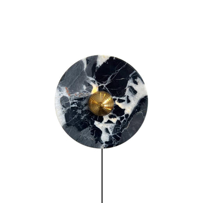 Lucie Marble Plug-in Wall Lamp
