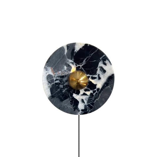 Lucie Marble Plug-in Wall Lamp