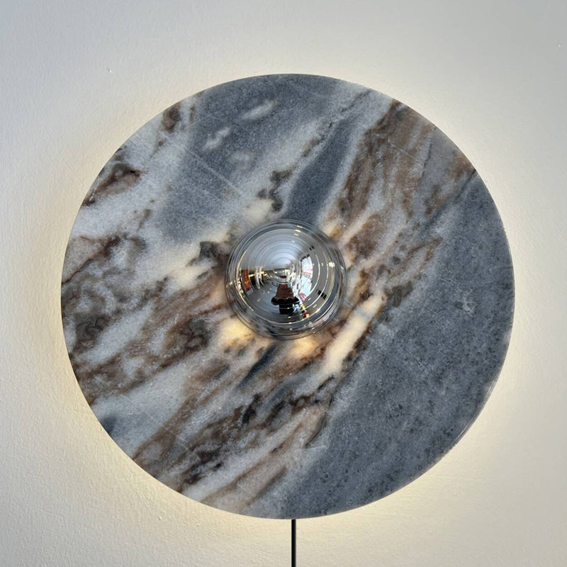 Lucie Marble Plug-in Wall Lamp