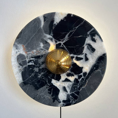 Lucie Marble Plug-in Wall Lamp
