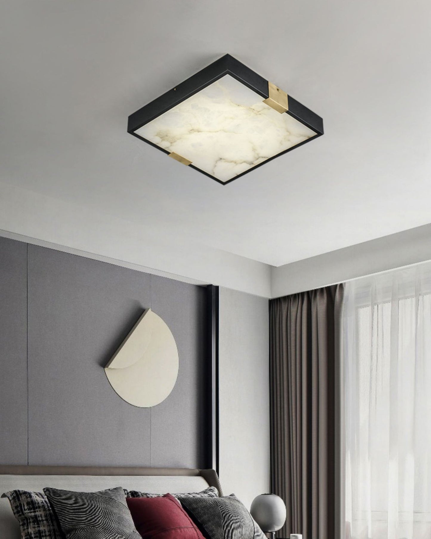 Lucien Alabaster Ceiling Light