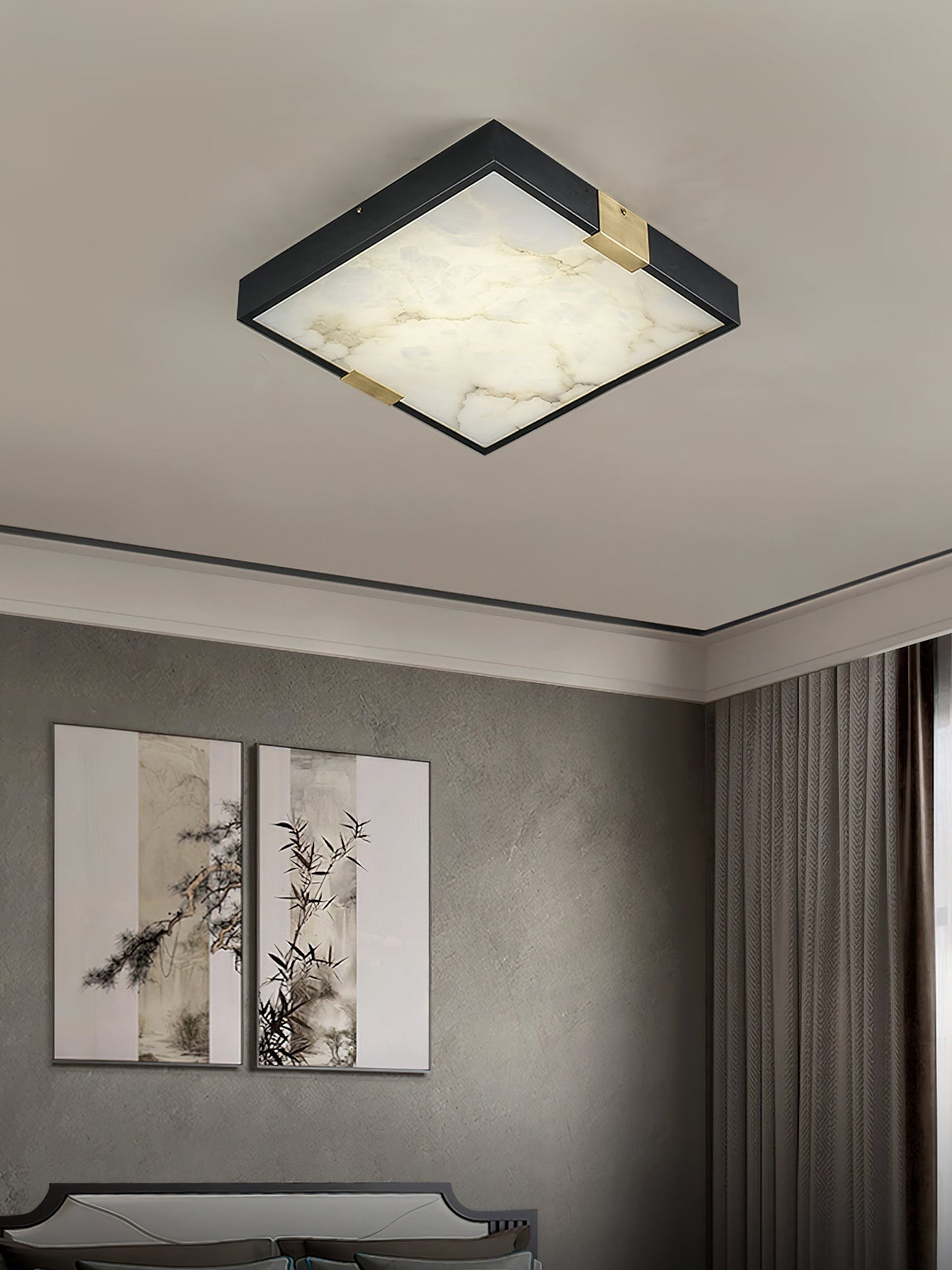 Lucien Alabaster Ceiling Light