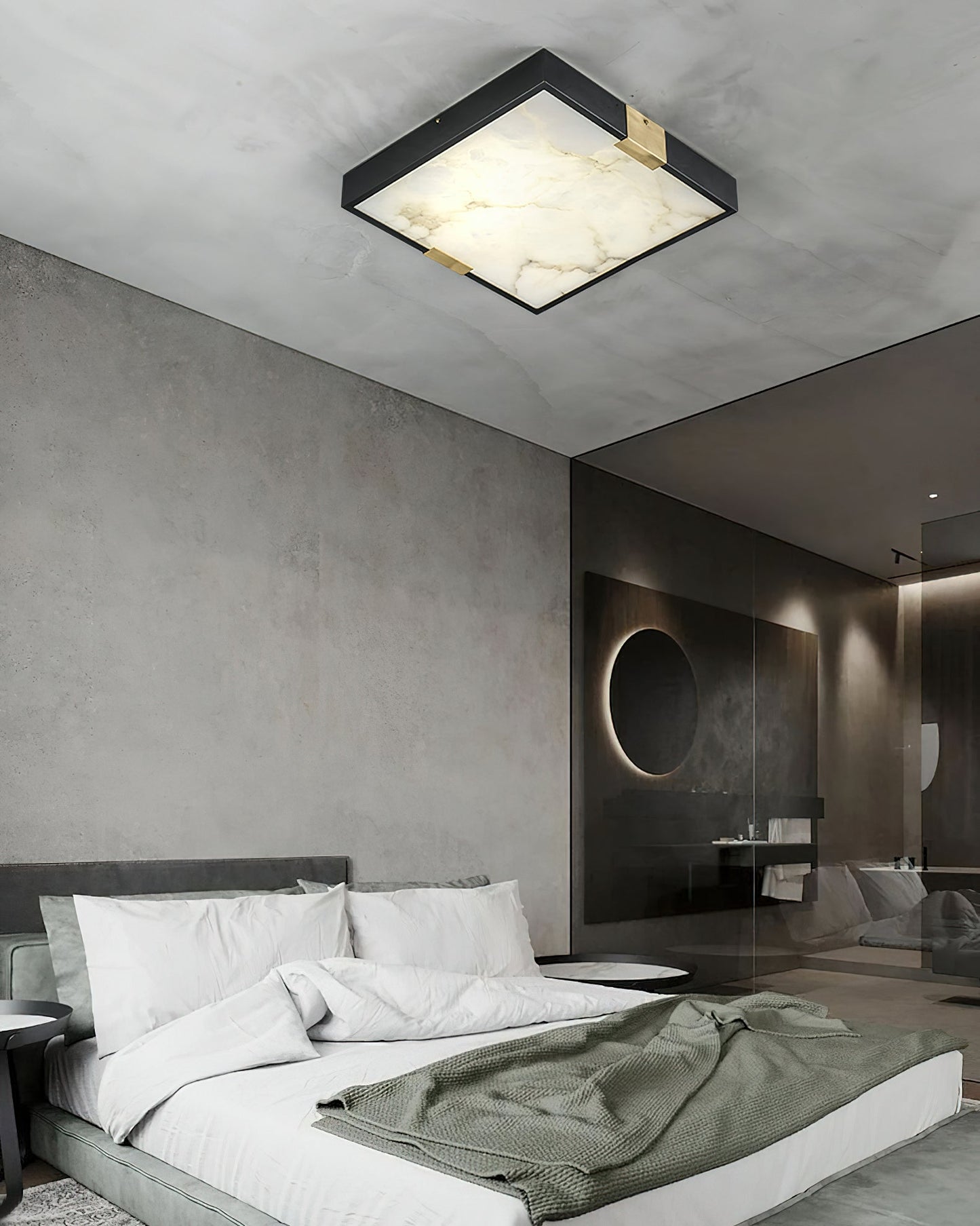 Lucien Alabaster Ceiling Light