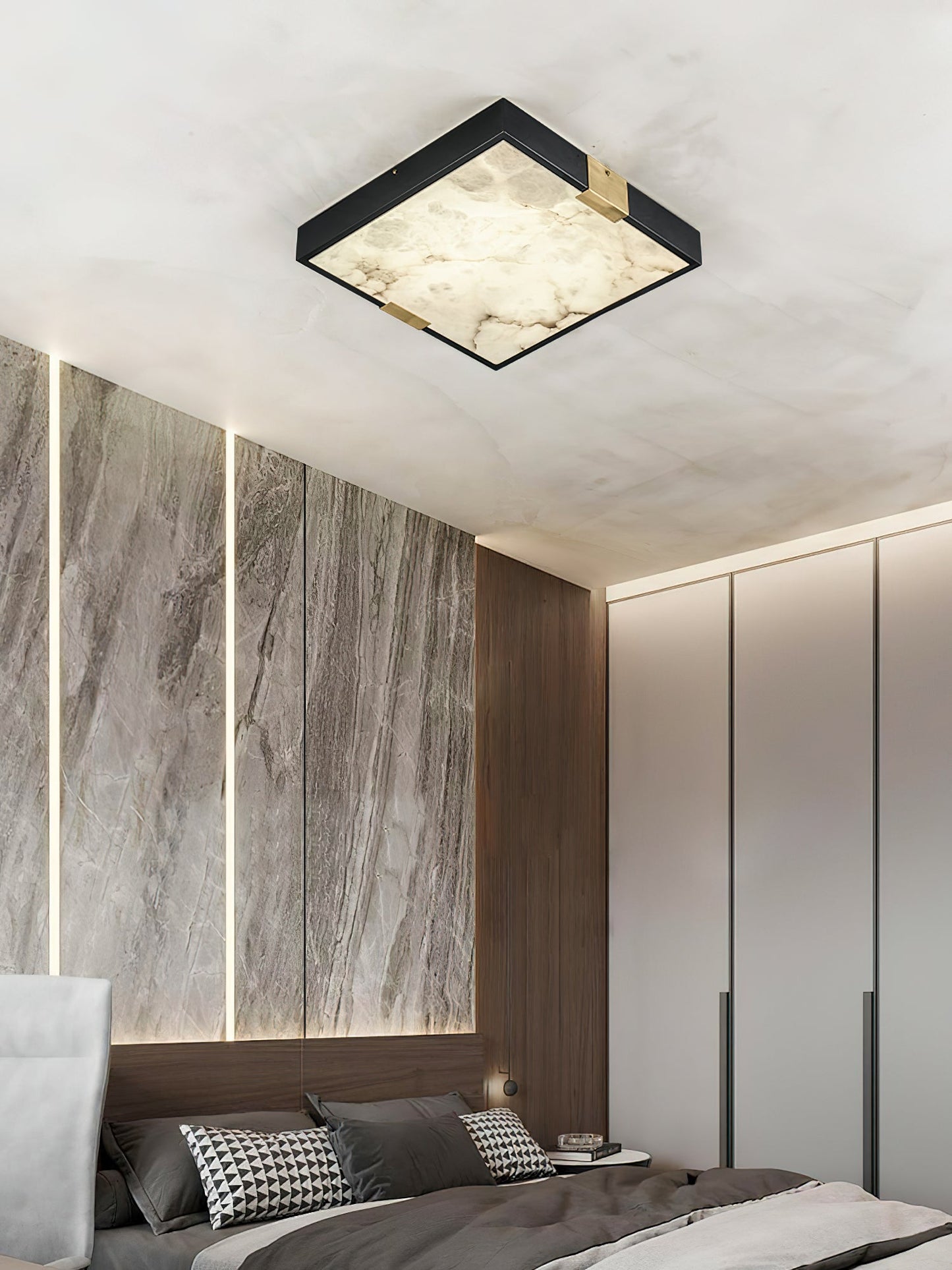 Lucien Alabaster Ceiling Light