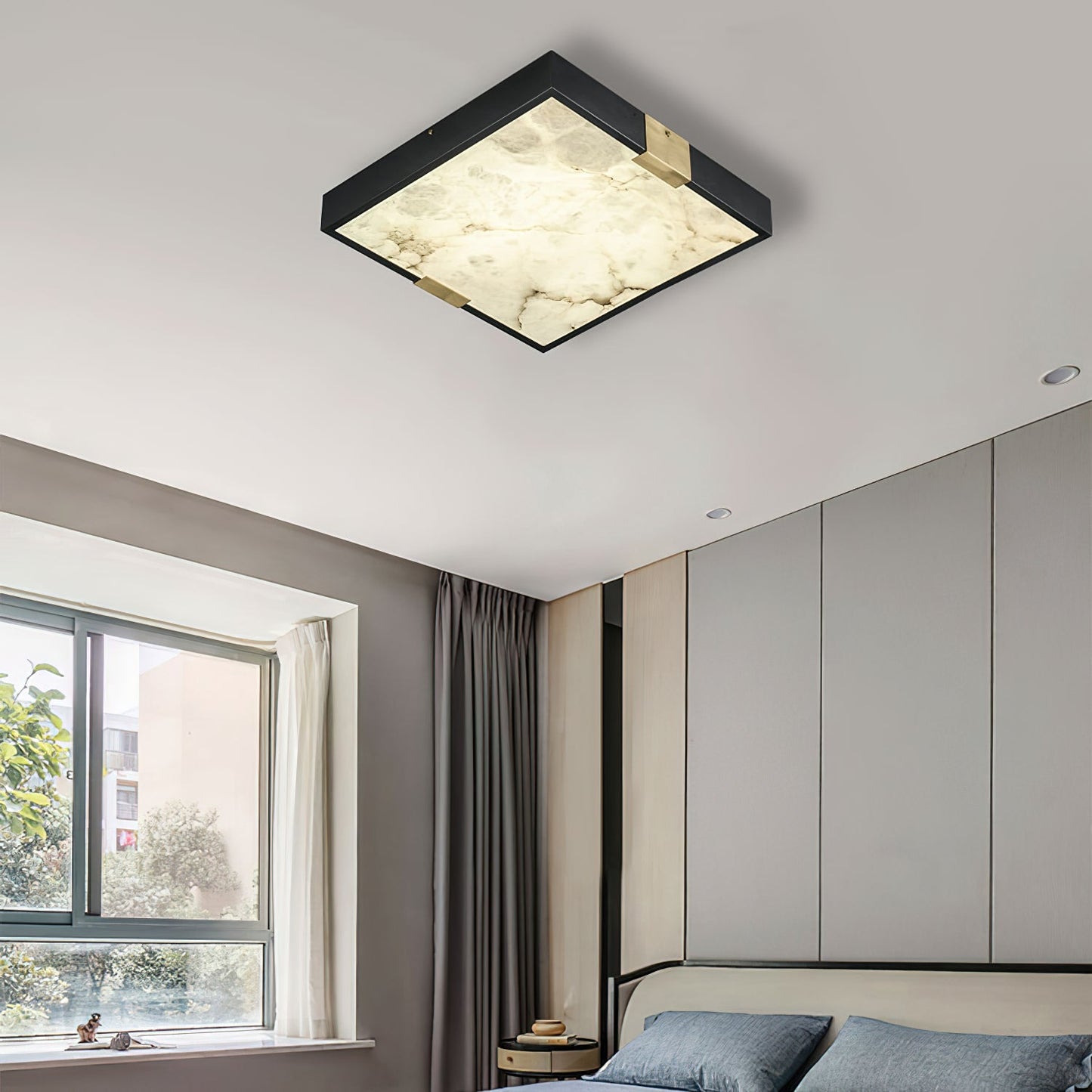 Lucien Alabaster Ceiling Light