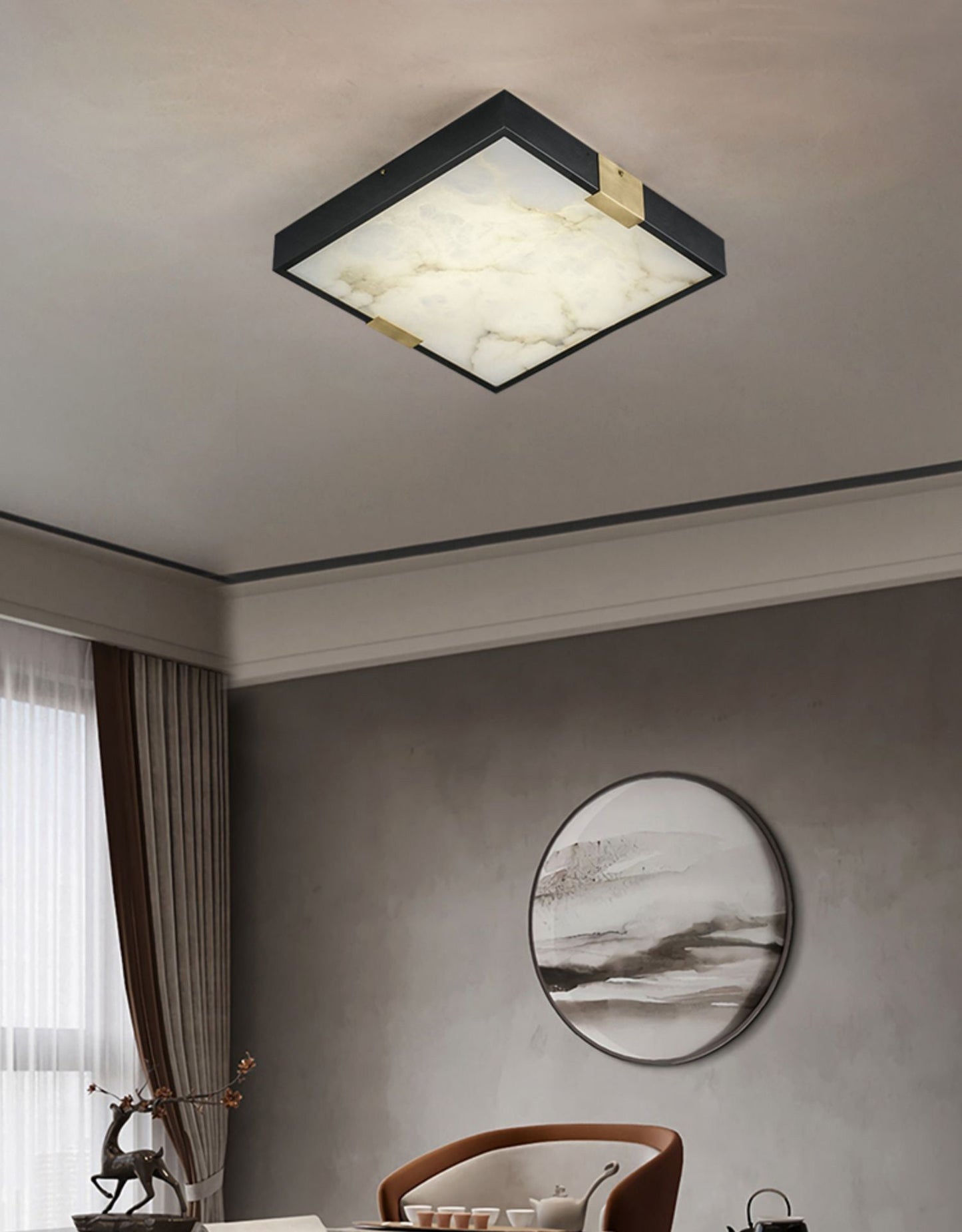 Lucien Alabaster Ceiling Light
