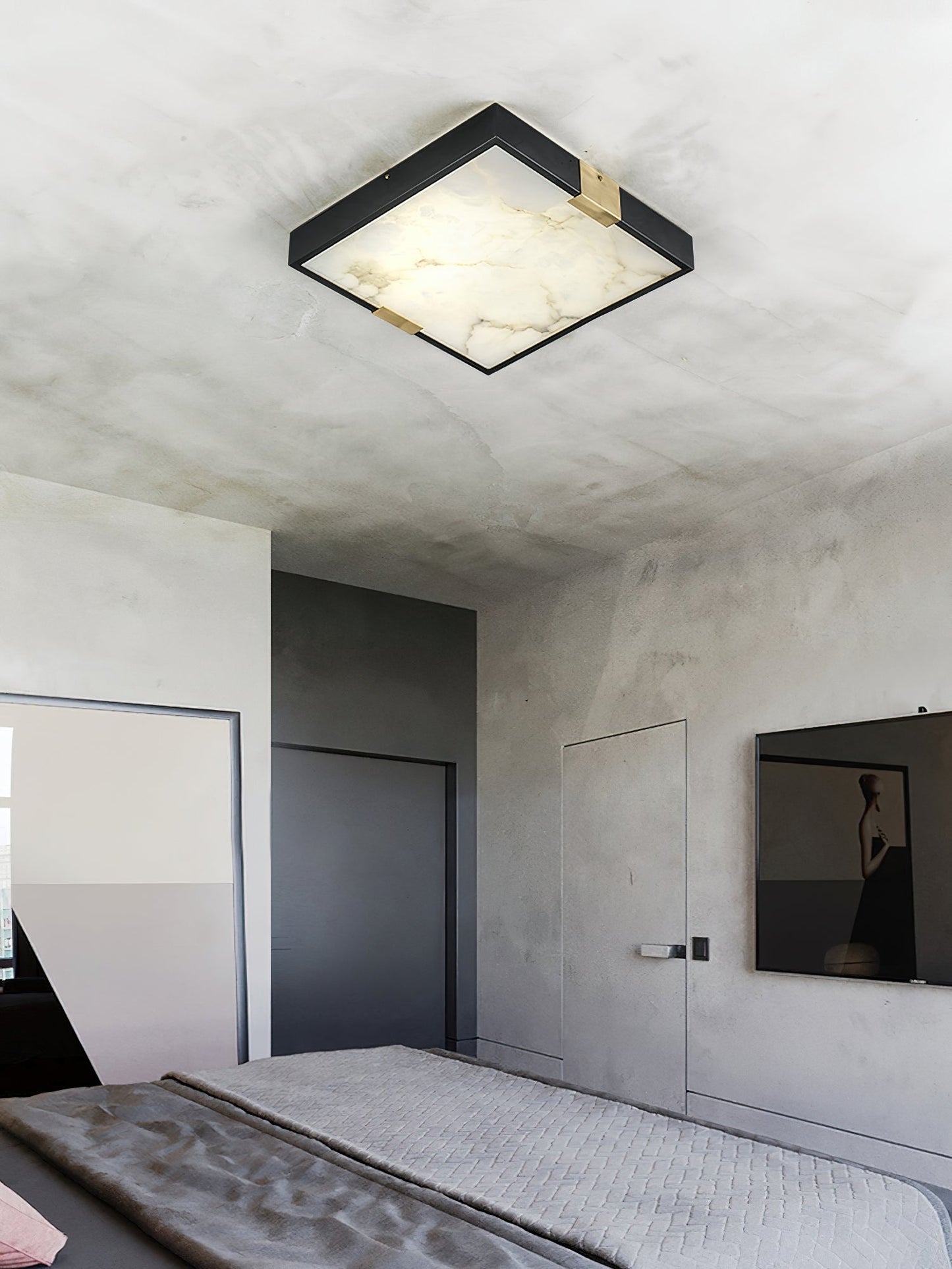 Lucien Alabaster Ceiling Light