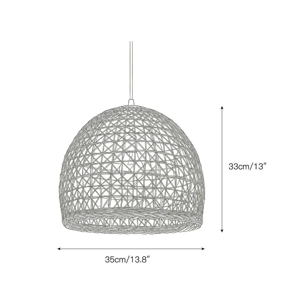 Lumiere Rattan Pendant Lamp