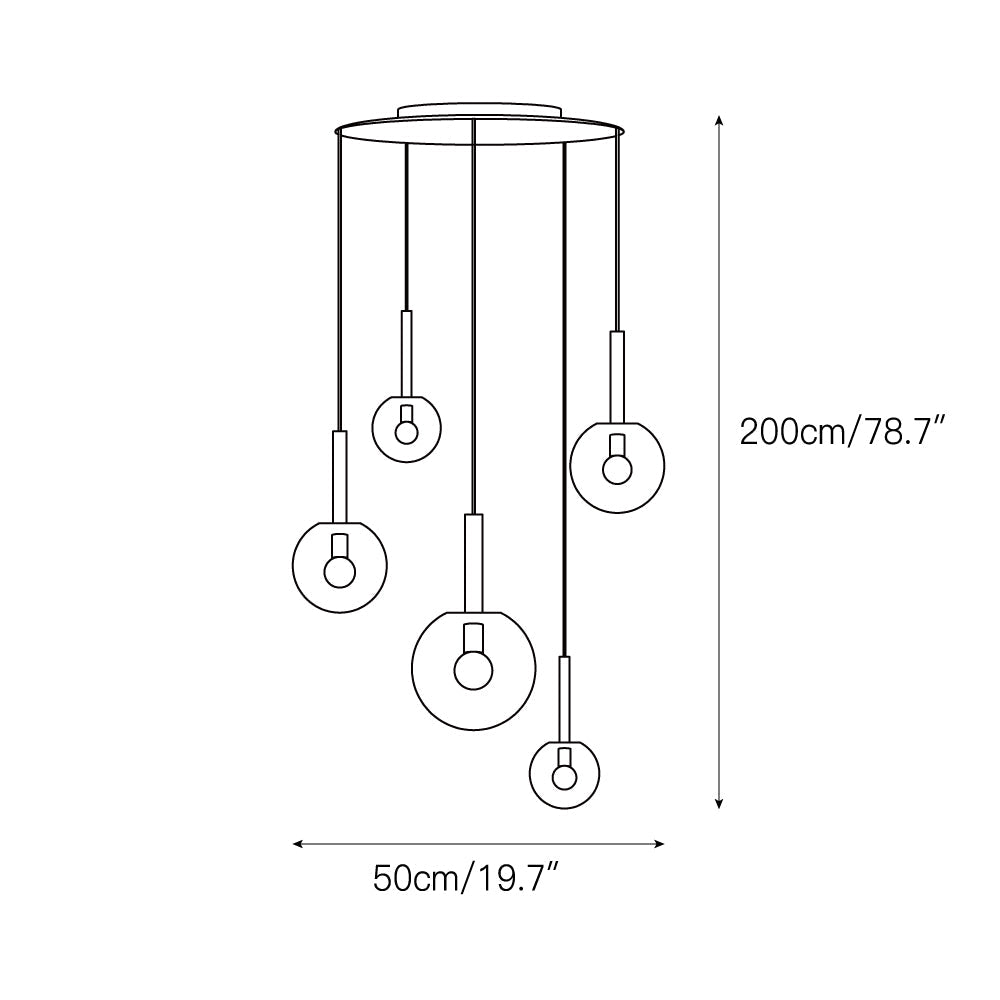 Luna Sospeso Cloud Pendant Lamp