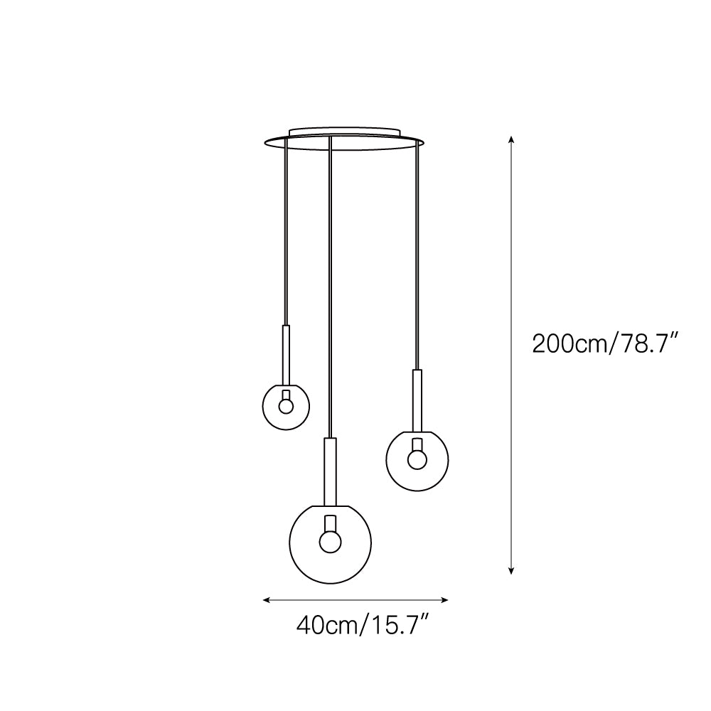 Luna Sospeso Cloud Pendant Lamp