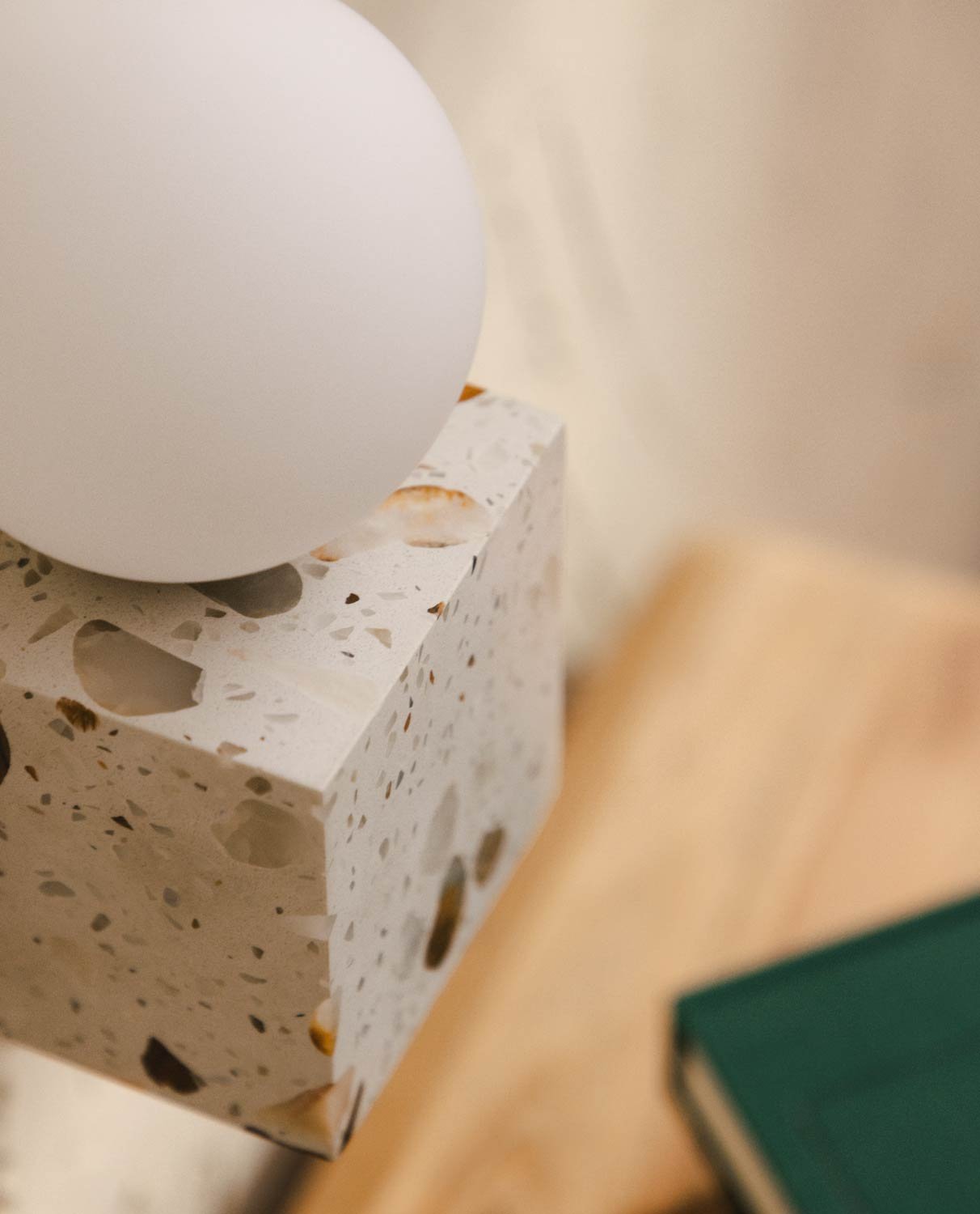 Lunas Terrazzo Cube Wall Sconce