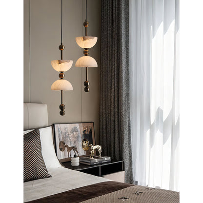Lyra Alabaster Pendant Lamp