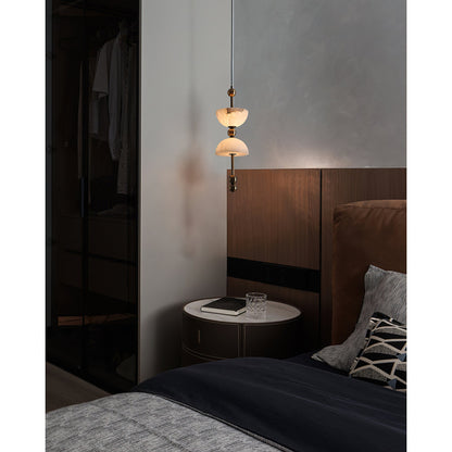 Lyra Alabaster Pendant Lamp