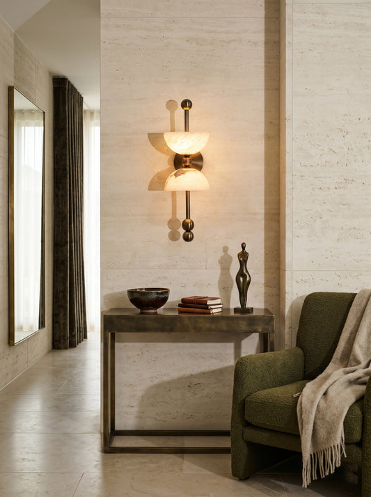 Lyra Alabaster Wall Lamp