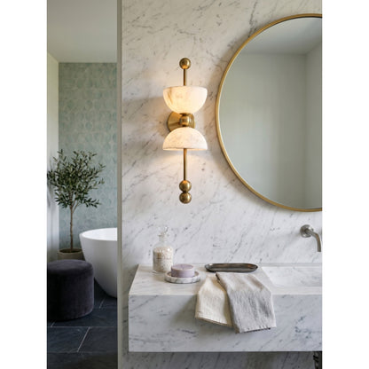 Lyra Alabaster Wall Lamp