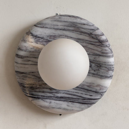 Orli Grey Marble Sconce