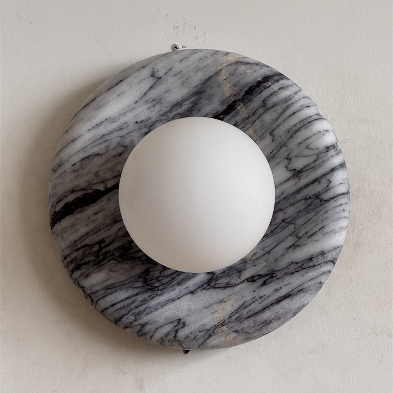 Orli Grey Marble Sconce