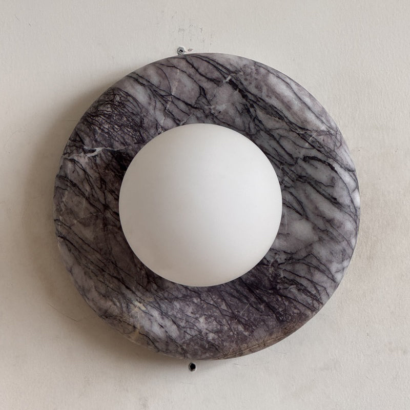 Orli Grey Marble Sconce