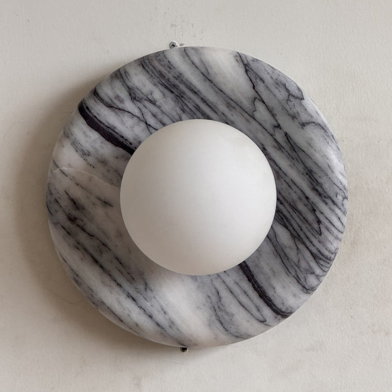 Orli Grey Marble Sconce