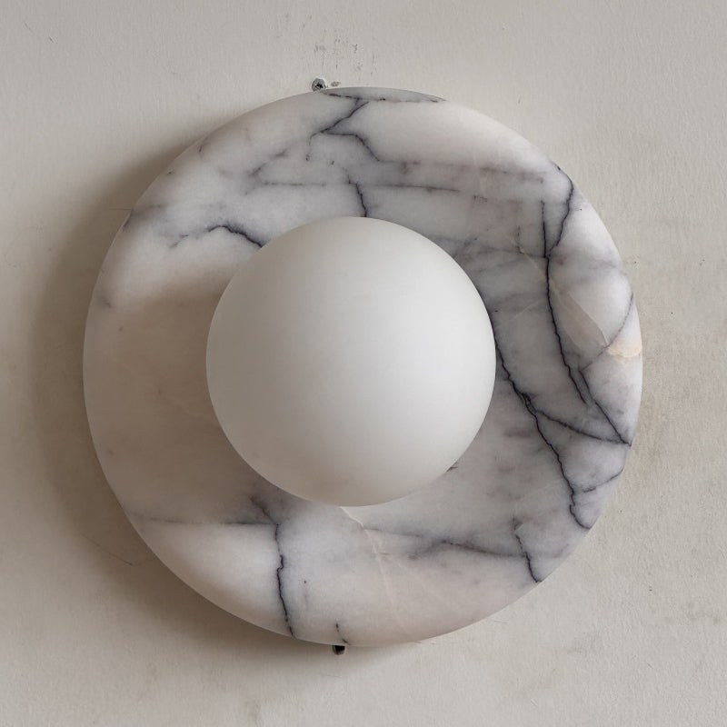 Orli Grey Marble Sconce