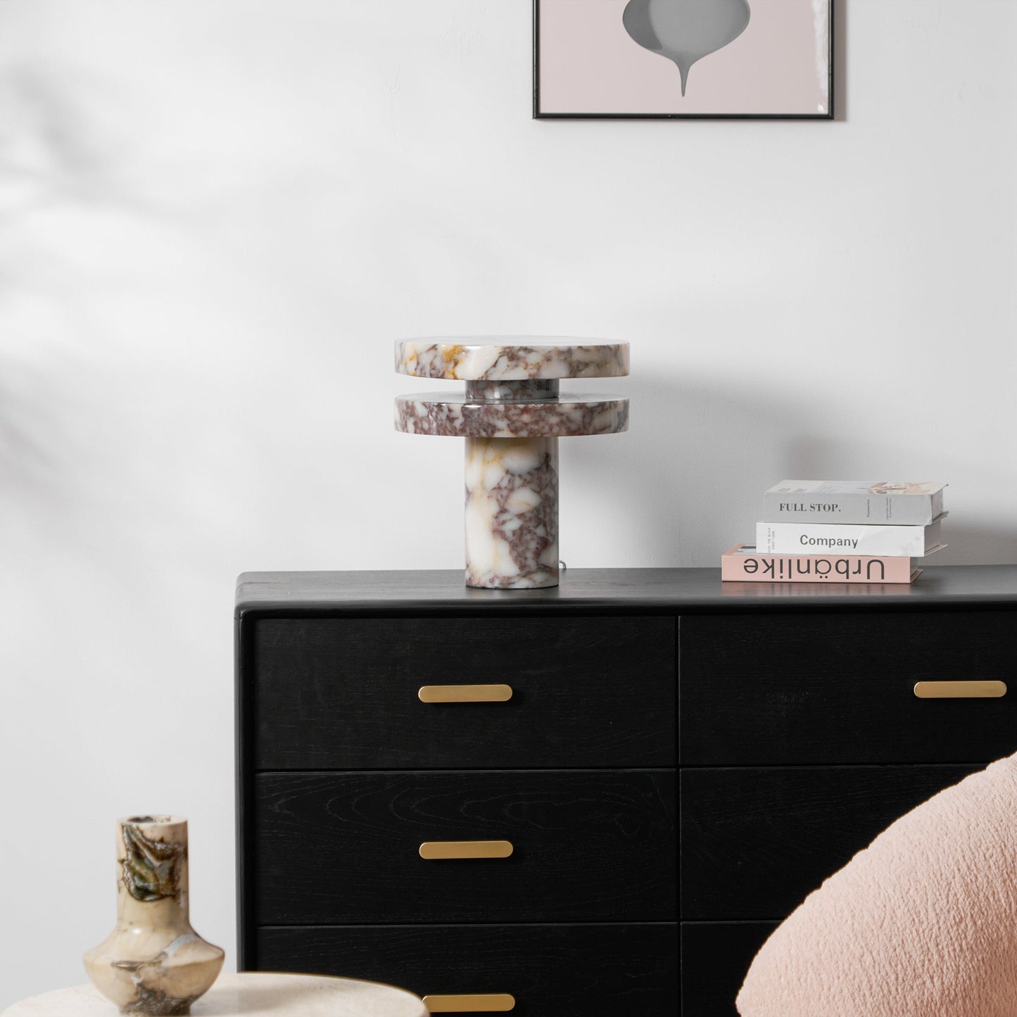 Pillar Marble Table Lamp