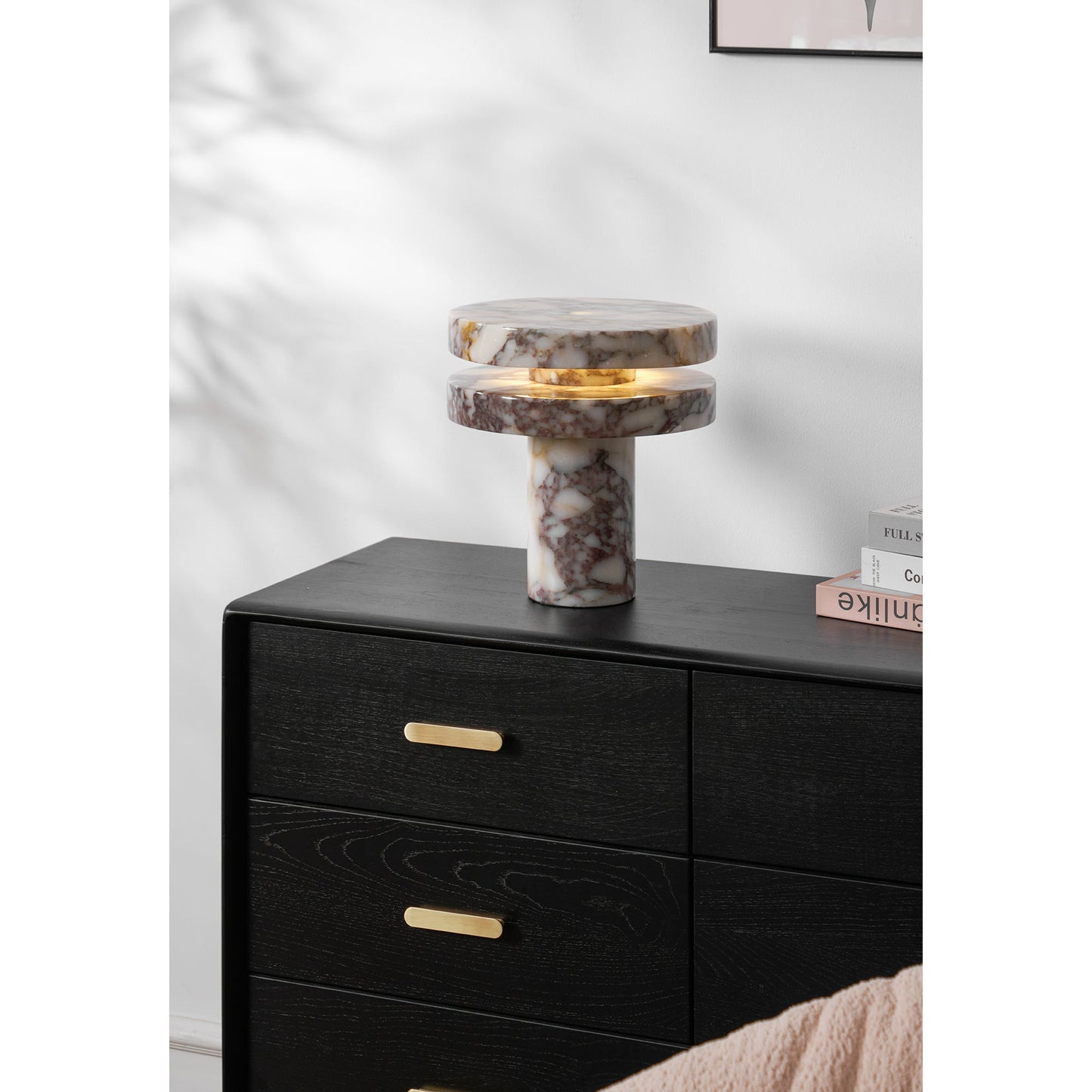 Pillar Marble Table Lamp